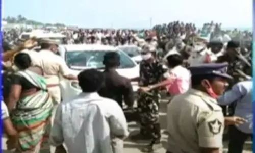 ప్రకాశం జిల్లా వాడరేవులో మరోసారి ఉద్రిక్తత