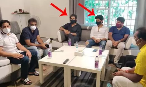 నిర్మాత బన్ని వాసును పరామర్శించిన అల్లు అర్జున్!