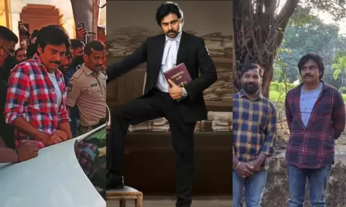 వకీల్ సాబ్ ఫోటోలు లీక్.. కొత్త లుక్ లో పవన్ అదుర్స్! వకీల్ సాబ్ ఫోటోలు లీక్.. కొత్త లుక్ లో పవన్ అదుర్స్!