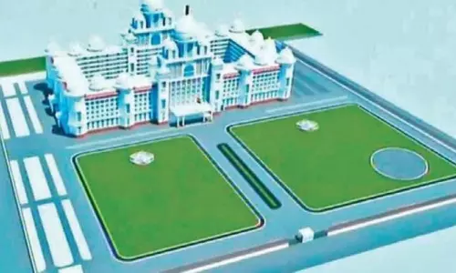 తెలంగాణ సెక్రటేరియేట్ నిర్మాణ పనులు వేగవంతం.. వెయ్యి మంది కార్మికులతో...