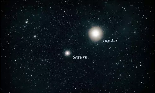 ఆకాశంలో అరుదైన ఘట్టం.. 400 ఏళ్ల తర్వాత!