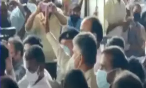 కాసేపట్లో రామతీర్థానికి చంద్రబాబు