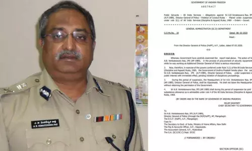 ఏపీ ఐపీఎస్‌ అధికారుల సంఘానికి ఐపిఎస్ అధికారి ఎబి   వెంకటేశ్వర రావు లేఖ