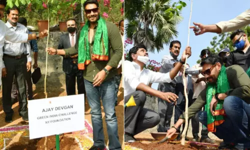 Aay Devagan paricipated in the Green India Challenge