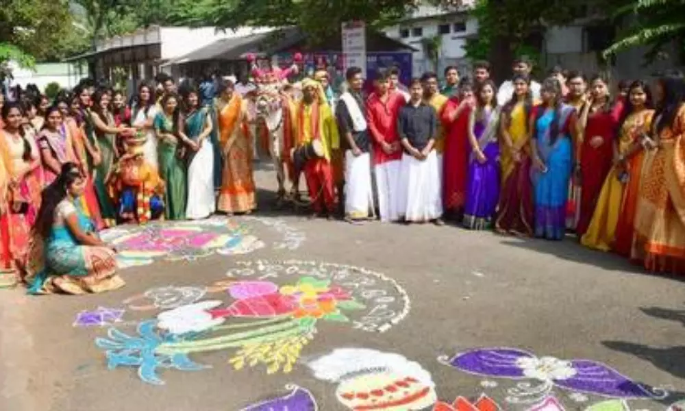 Sankranthi celebrations started in Andhra Pradesh