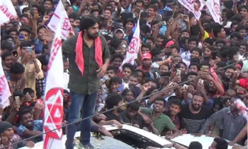 Jana Sena chief Pavan Kalyan tour in East Godavari district