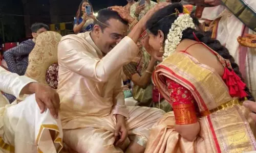 Sunitha gets married to Ram Veerapaneni Sunitha gets married to Ram Veerapaneni