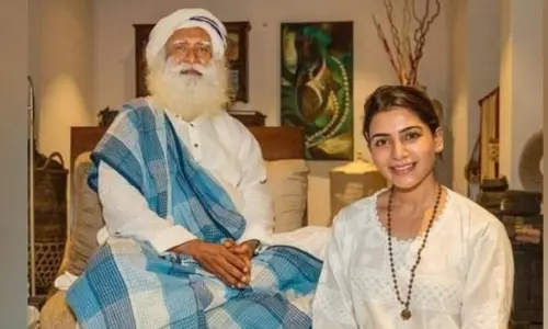 Samantha met Sadguru