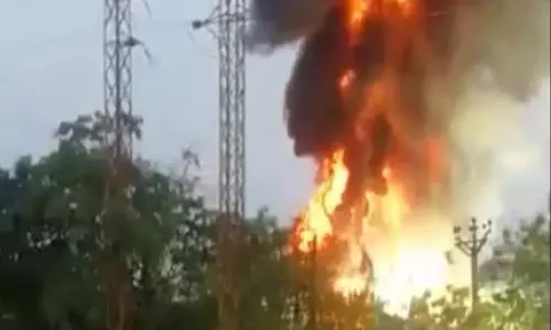 Fire Accident in Nalgonda District