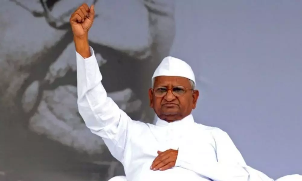 Anna Hazare wrote a letter to Narendra Modi