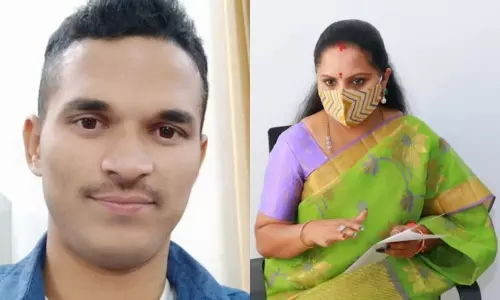 MLC Kavitha pays respects to Jawan motilal