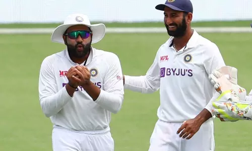 Team India Cricketer rohit sharma hilariously caught memorable win in brisbane Team India Cricketer rohit sharma hilariously caught memorable win in brisbane