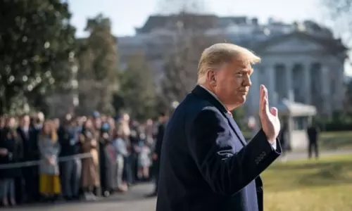 Donald Trump leaved White House Donald Trump leaved White House