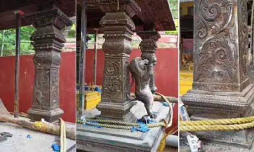 Police Arrested Bezawada Durga Temple Lion Idols Missing Case Accused