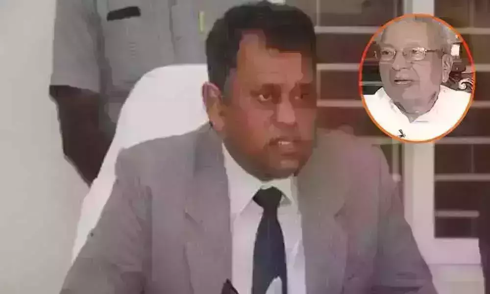 SEC Nimmagadda Ramesh Kumar meet governor over Panchayat elections