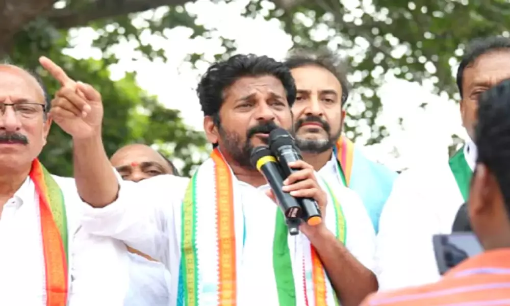 MP Revanth Reddy One Day Hunger Strike In Armoor
