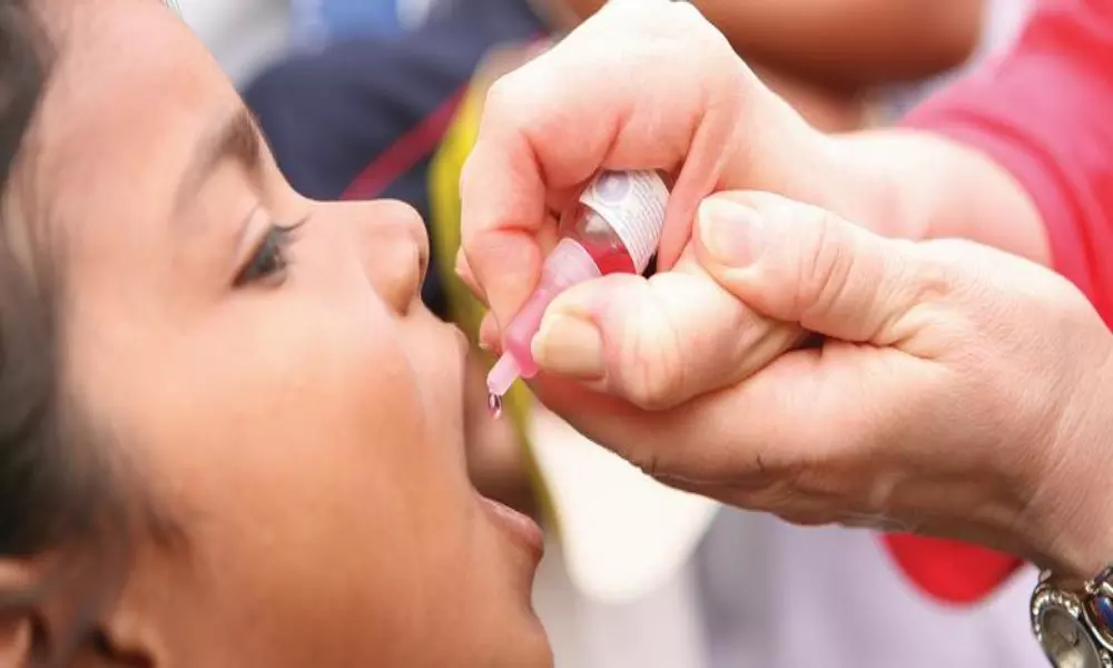 Pulse‌ polio Vaccination  In India from today