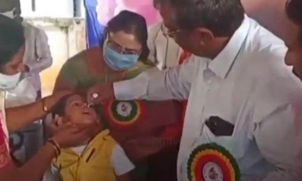 Ongoing Pulse Polio Across Chittoor District