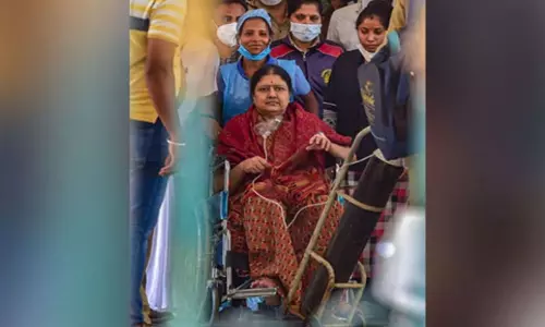 Today AIADMK Ex-leader Shashikala Discharge Today AIADMK Ex-leader Shashikala Discharge