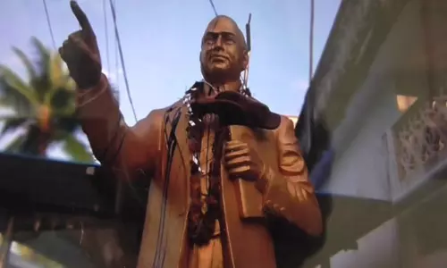 Insult to Ambedkar statue In Chintalapudi West Godavari District