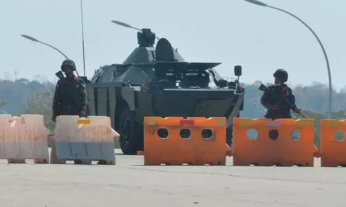 The military uprising in Myanmar The military uprising in Myanmar