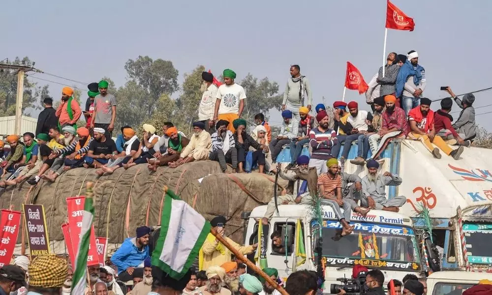 Farmers Protest is going on in Delhi Borders
