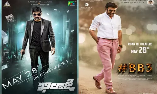 Hero Raviteja and Balakrishna movie hit war