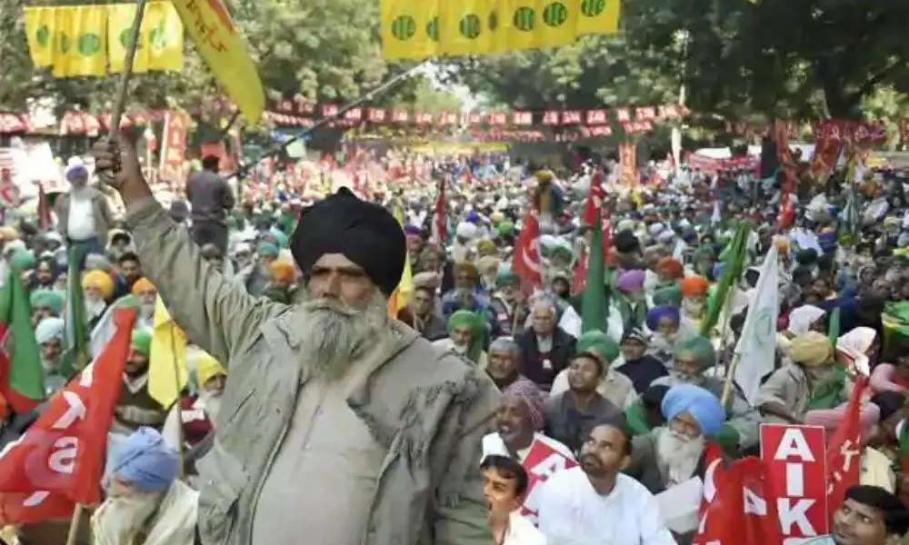 Growing support for Protesting farmers in Delhi