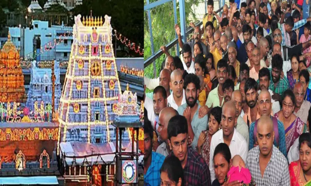 The growing devotees in Thirumala Temple