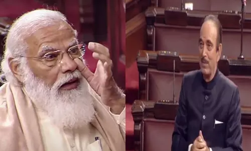 Modi gets Emotional In Rajya Sabha