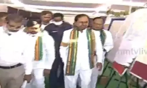 CM KCR Visited Nagarjunasagar in Nalgonda District