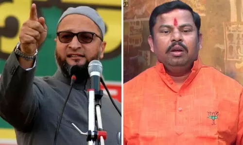 అసదుద్దీన్‌ వ్యాఖ్యలకు ఎమ్మెల్యే రాజాసింగ్‌ కౌంటర్‌