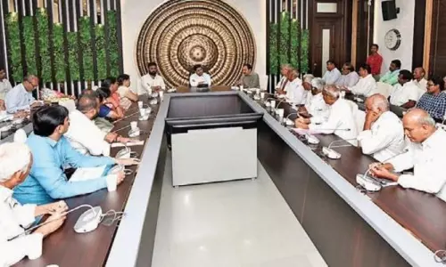 AP CM Jagan Meeting with MLAs, Ministers in the camp office