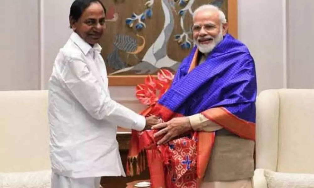 Prime Minister Modi Wished CM KCR on his Birthday