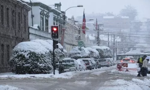 Snow cyclone in American south states