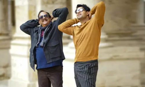 Krishanam Raju and Prabhas in Radhe Shyam Movie Krishanam Raju and Prabhas in Radhe Shyam Movie