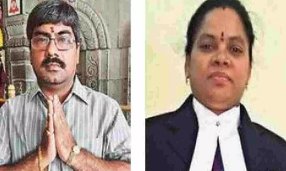 Lawyer Vaman Rao couple Funerals completed