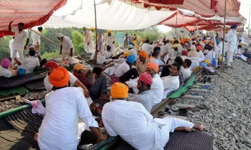 దేశవ్యాప్తంగా నేడు రైతుల రైల్‌‌రోకో..