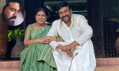 Ram Charan Tweets anniversary wishes to Chiranjeevi