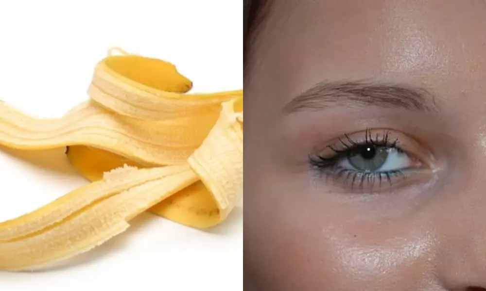 Banana Peel helps to oil skin shining