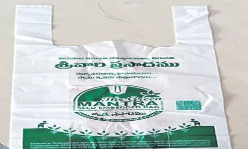 Green Mantara Bags Of srivari laddu Green Mantara Bags Of srivari laddu