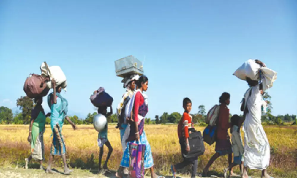 Tribal Migration from Chhattisgarh to Telangana Bhadradri District