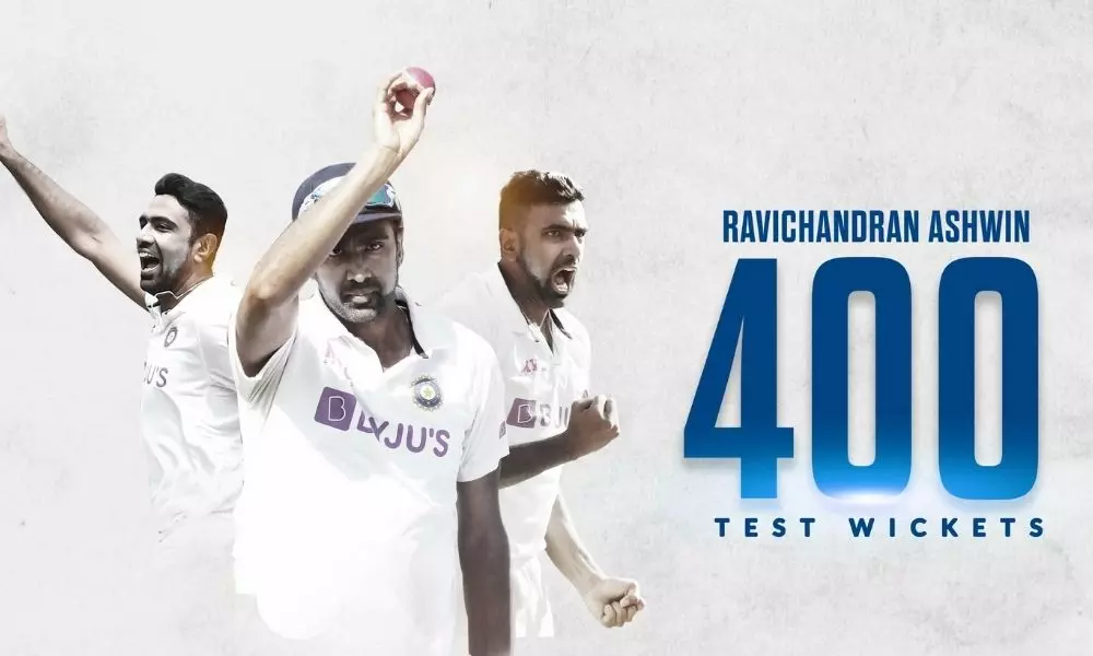 India Spinner Ashwin Becomes 2nd Fastest Bowler to Claim 400 Test wickets