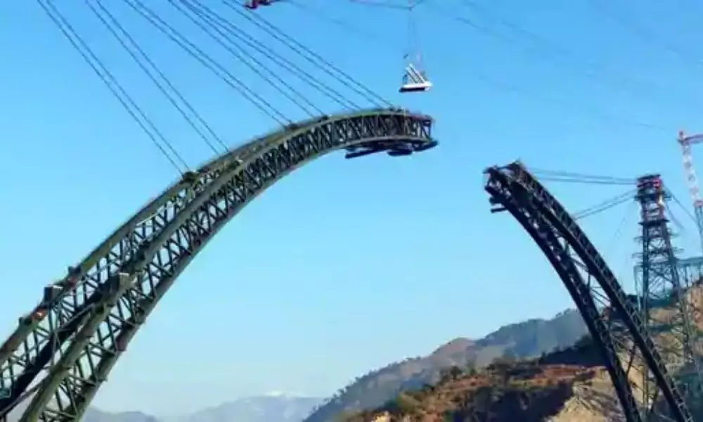 Worlds Highest Rail Bridge Ready by 2022 at Chenab River