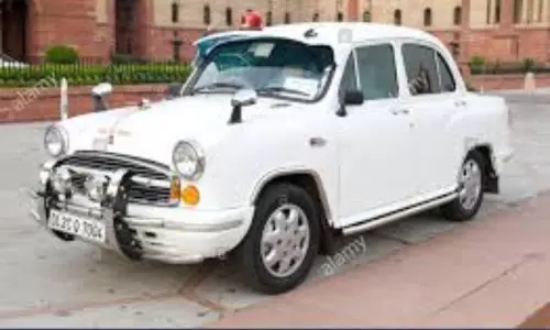 Ambassador Car About to Disappear Ambassador Car About to Disappear