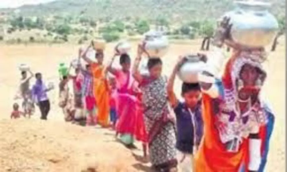 Water shortage in Adilabad District Agency areas