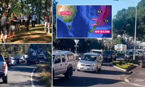 Huge Earth Quake In New Zealand