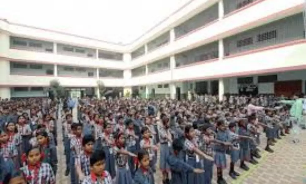 Corona Fear To Karimnagar School Students