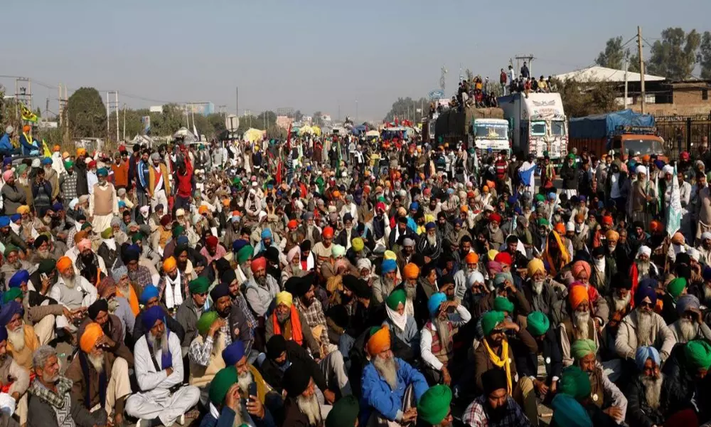 Farmers Protest for a Hundred Days on the Delhi Border