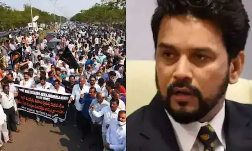 Will Shutdown Steel Plant if no One Comes to Buy says, Anurag Thakur